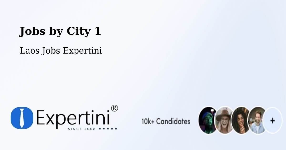 City Jobs in Laos - Expertini
