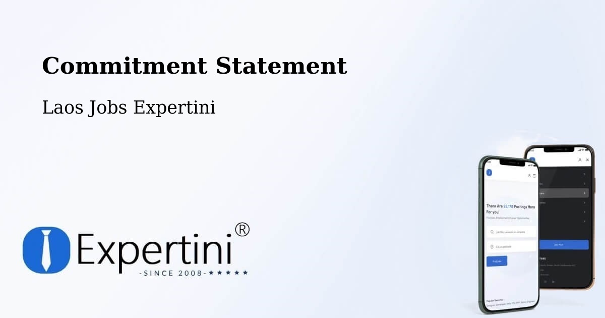 Corporate Commitment – Pakxong - Laos Jobs Expertini